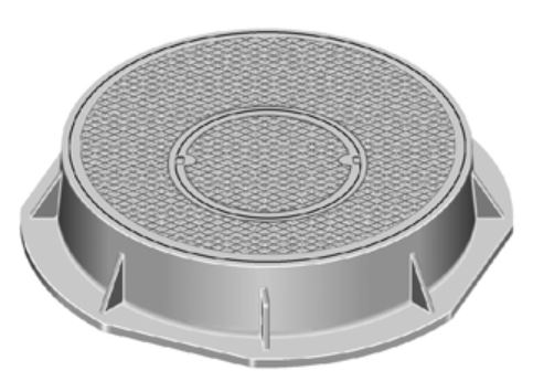 Neenah R-1741-D Manhole Frames and Covers